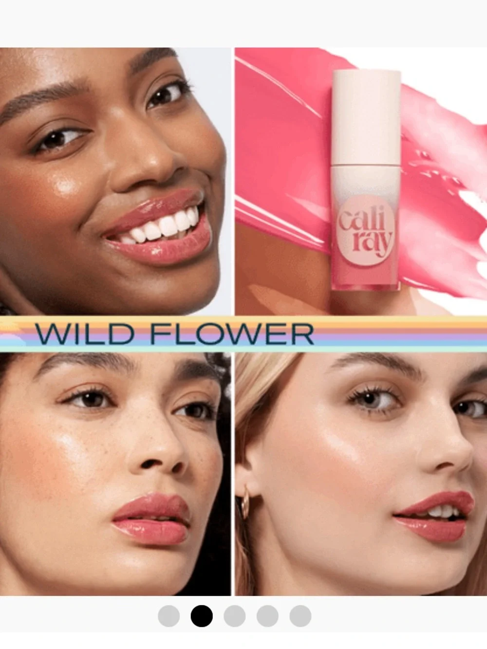 NWT Cali Ray Socal Superbloom Lip & Cheek Tint in shade Wildflower